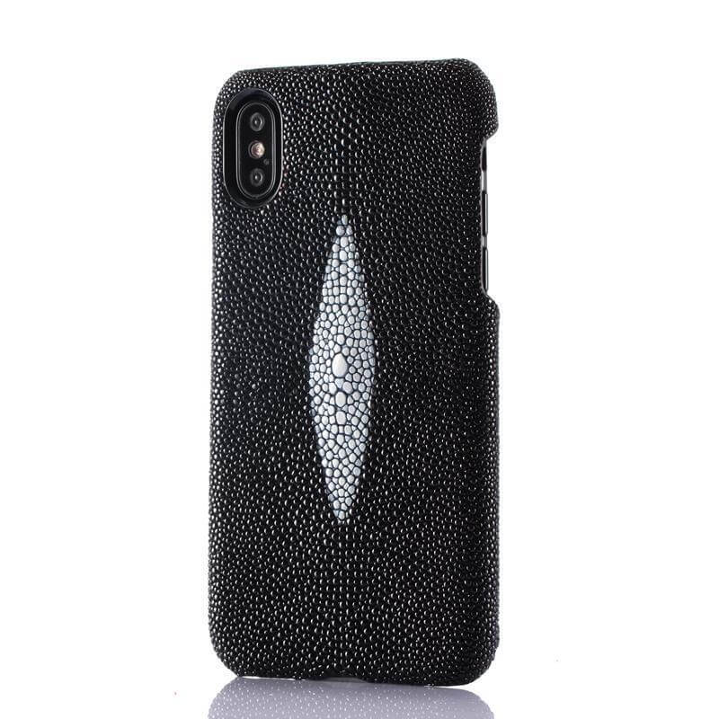 Premium Faux Leather iPhone X Phone Case - Luxicro
