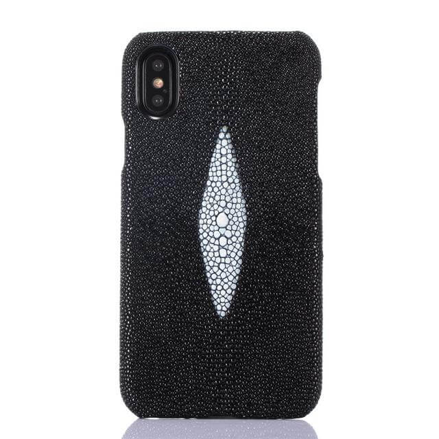 Premium Faux Leather iPhone X Phone Case
