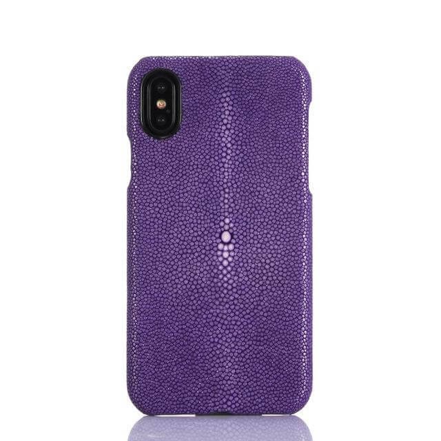 Premium Faux Leather iPhone X Phone Case