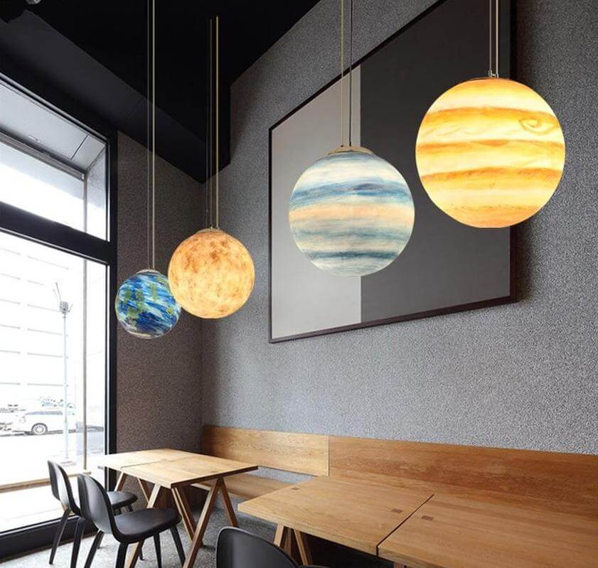 Beautiful Glass Globe Pendant Light - Luxicro