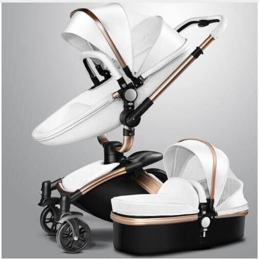 Luxury 3 Piece Baby Stroller Pram Set - Luxicro