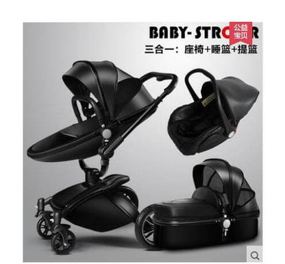 Luxury 3 Piece Baby Stroller Pram Set