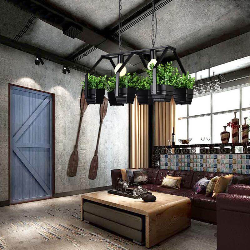 Decorative House Plant with LED Lighting - Luxicro