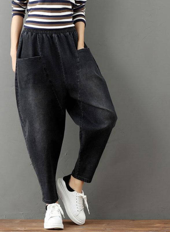 Relaxed Fit Elastic Funny Chicken Pants - Luxicro