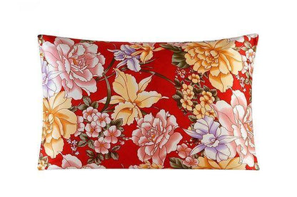 Colorful Soft Silk Throw Pillow Covers
