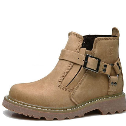 Traditional Brown Leather Boots for Men