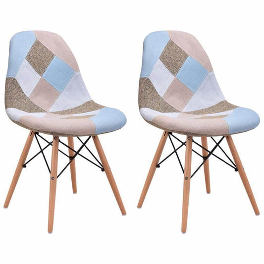 2 Pcs Modern Dining Side Chairs - Luxicro