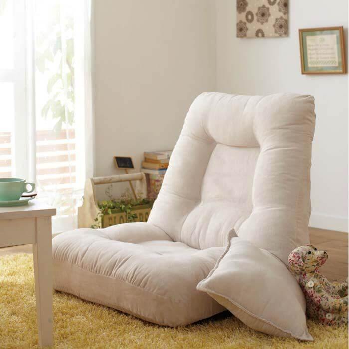 Comfy Large Beanbag Floor Seat - Luxicro