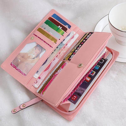 Stylish Kitty Zipper Pouch Wallet