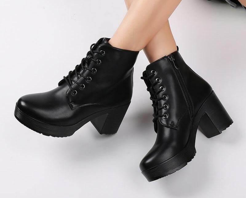 Soft Faux Fur Ankle Boots for Ladies - Luxicro