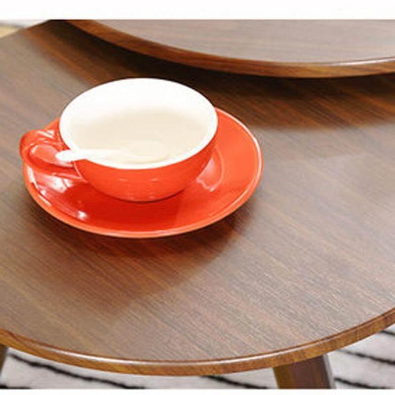 Classic 3 Piece Wood Coffee Table Set