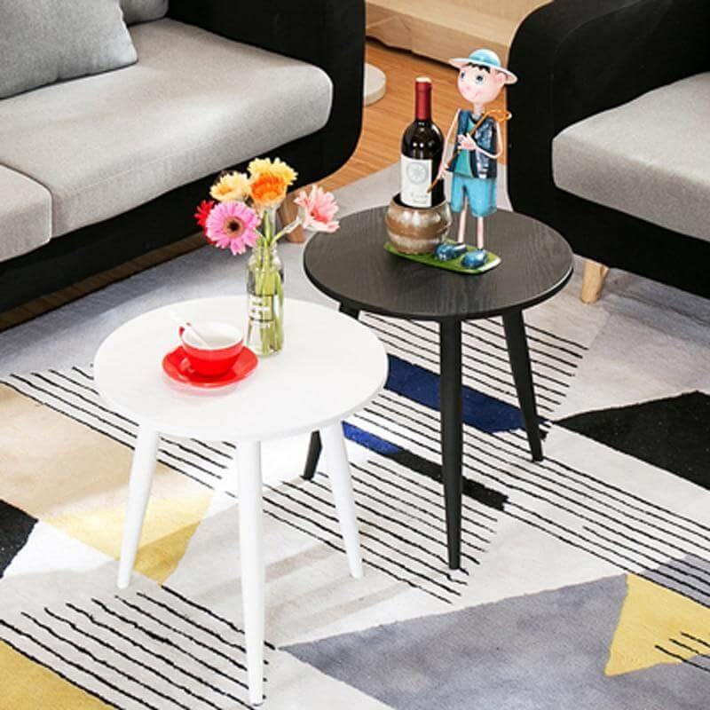 Classic 3 Piece Wood Coffee Table Set