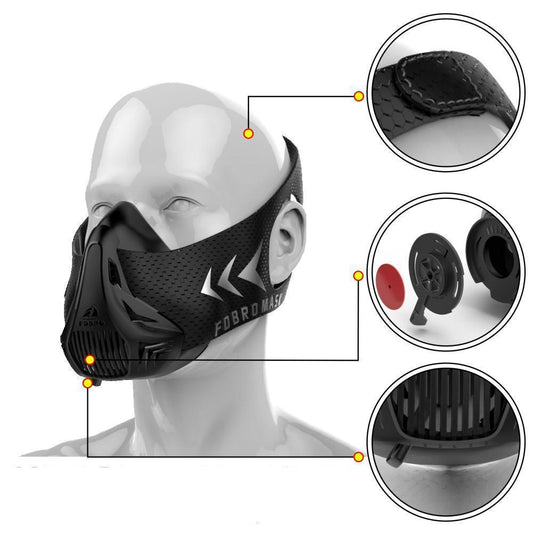 Breathable Sports Training Mask For Running Endurance - Luxicro