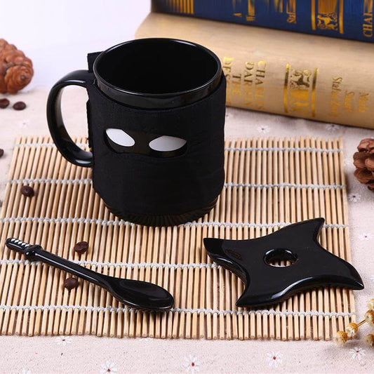 Cool Ninja Mug with Sword Pattern - Luxicro