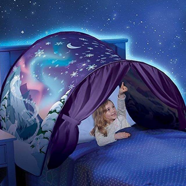 Cozy Kids Play Tent Winter Wonderland Stars