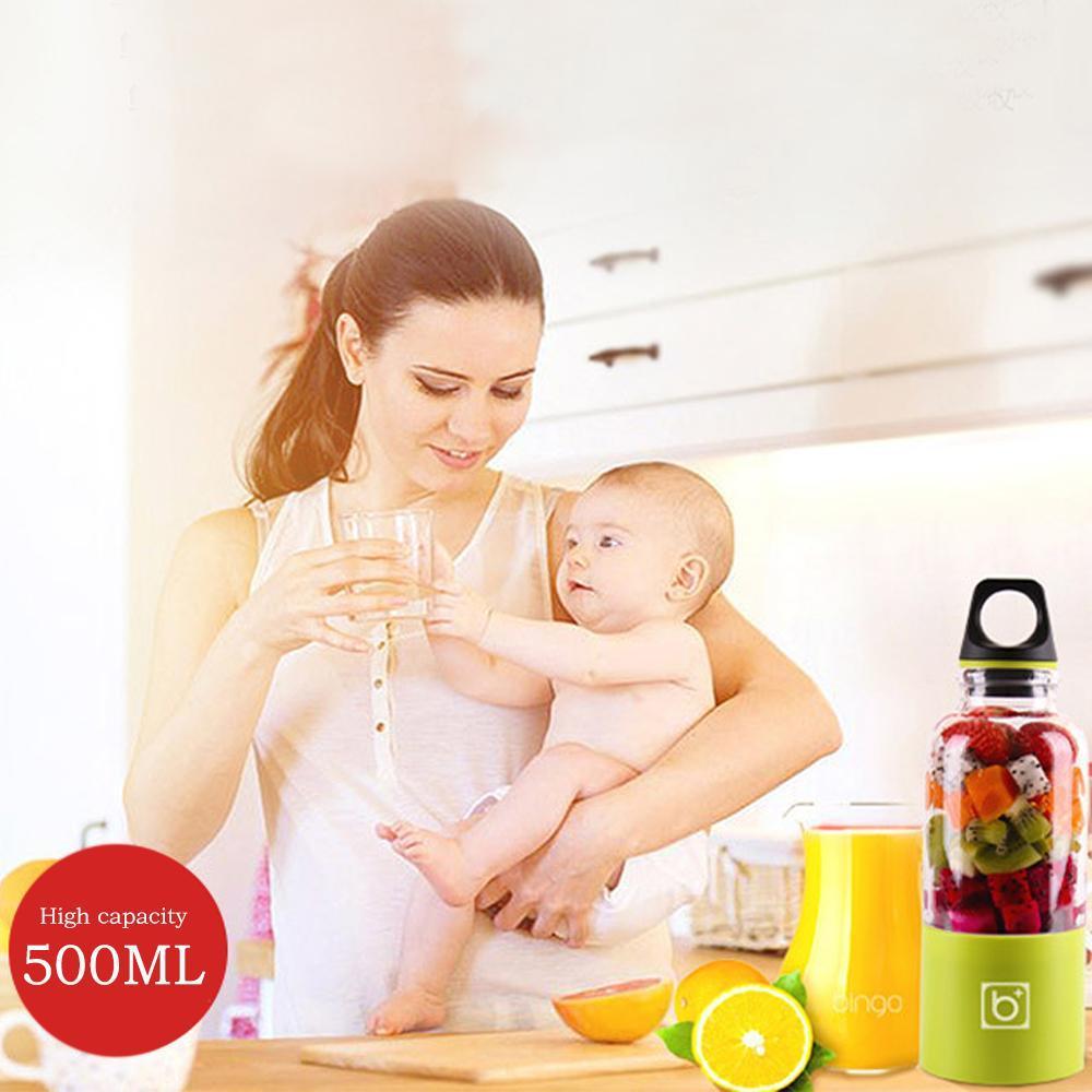 Compact USB Rechargeable Juice Blender Bottle