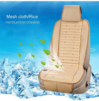 Cooling Car Seat Cover with Built-In Electric Fan - Luxicro