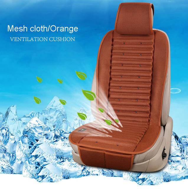 Cooling Car Seat Cover with Built-In Electric Fan