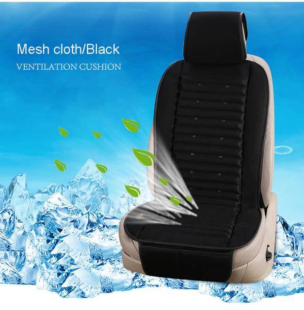 Cooling Car Seat Cover with Built-In Electric Fan