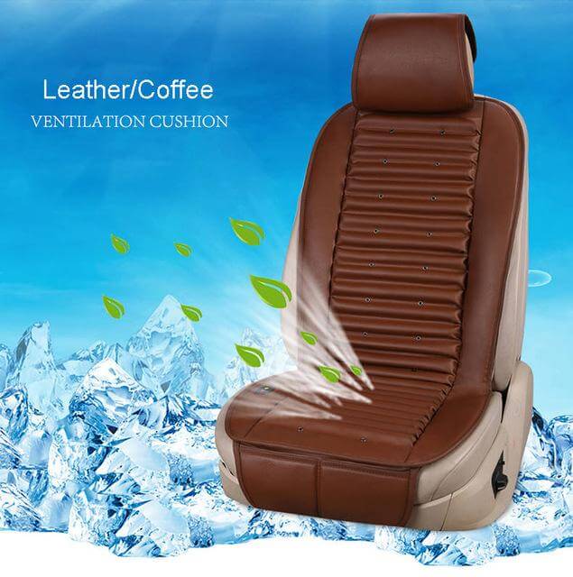 Cooling Car Seat Cover with Built-In Electric Fan