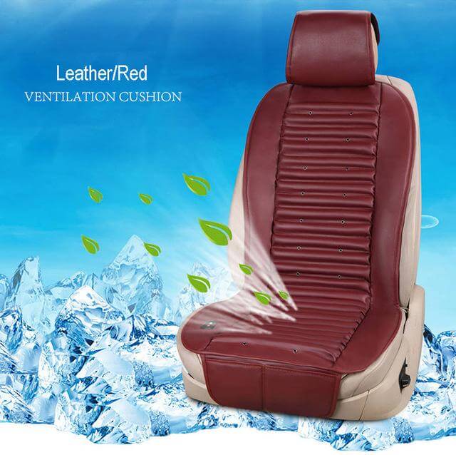Cooling Car Seat Cover with Built-In Electric Fan