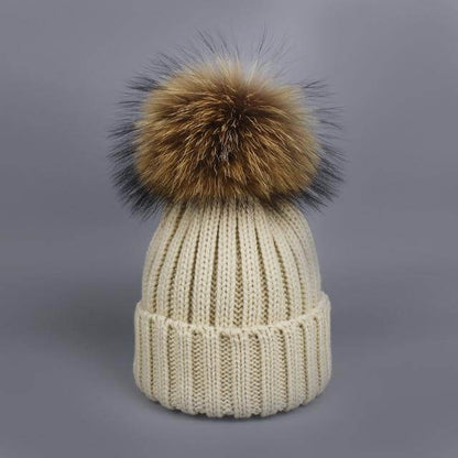 Soft Fuzzy Winter Hat Scarf Set