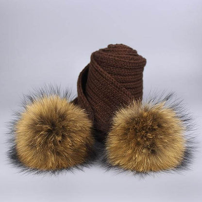 Cozy Faux Fur Hat and Scarf Set