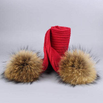 Cozy Faux Fur Hat and Scarf Set
