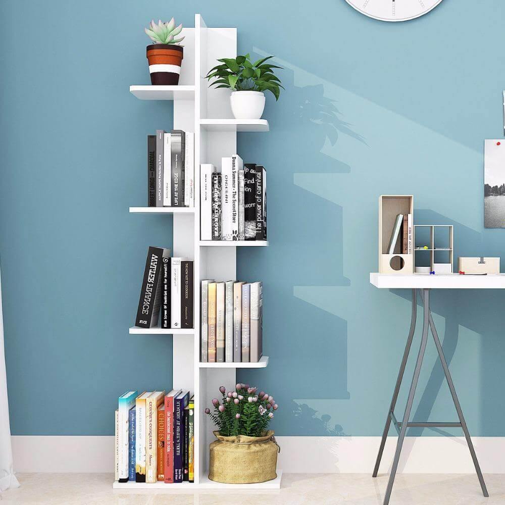 Farmhouse Style Open Book Storage Bookcase - Luxicro