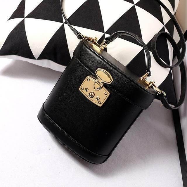 Chic Ladies Small Leather Shoulder Bag