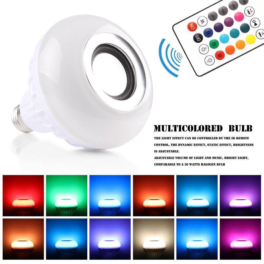 Smart LED Bluetooth Color Changing Light Bulb Speaker