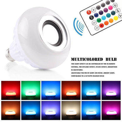 Smart LED Bluetooth Color Changing Light Bulb Speaker