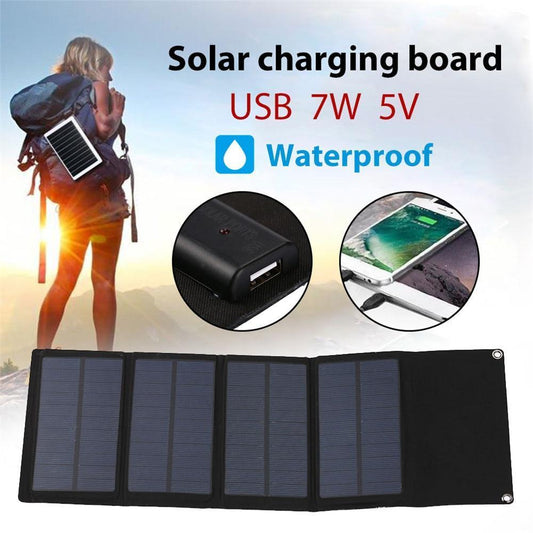 Compact Solar Power Bank 7W Phone Charger - Luxicro