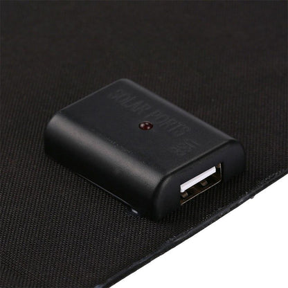 Compact Solar Powered Phone Charger 7W USB Outlet