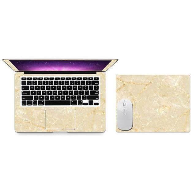 Luxury Stone Finish Macbook Laptop Skins