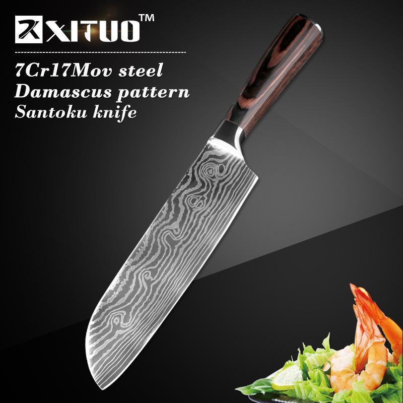 Professional Sharp Kitchen Knife Set Stainless Steel