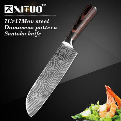 Professional Sharp Kitchen Knife Set Stainless Steel