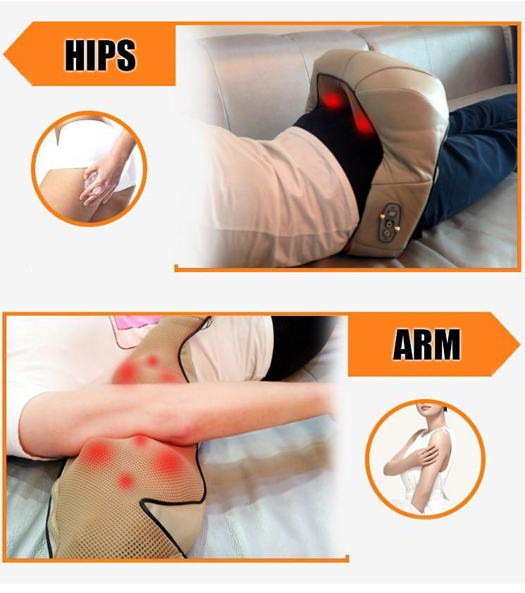 Warm Therapy Neck and Back Massager Cushion