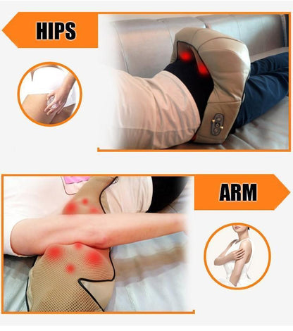 Warm Therapy Neck and Back Massager Cushion