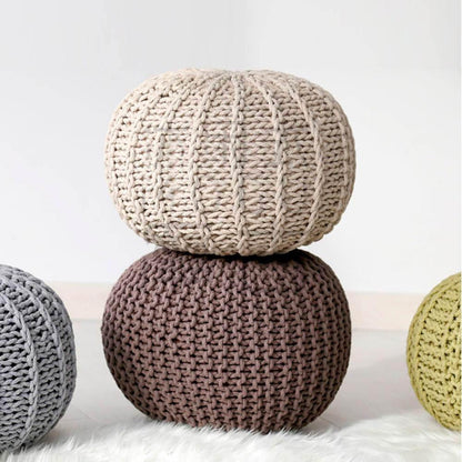 Comfy Handmade Knitted Bean Bag Chair - Luxicro