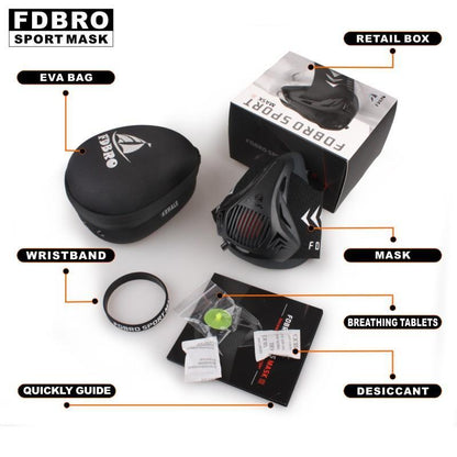 Breathing Resistance Fitness Mask For Athletic Training