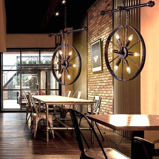 Country Style Wood Hanging Ceiling Lights - Luxicro