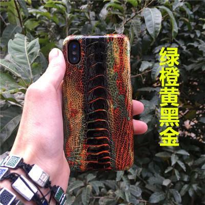 Genuine Luxury Ostrich Skin iPhone X Case