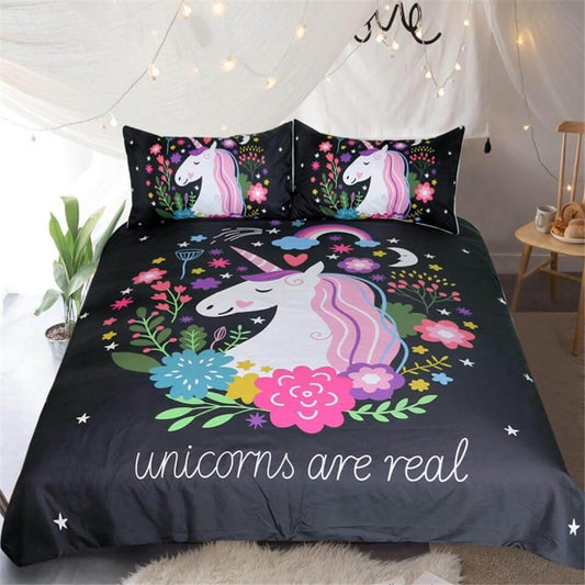 Bright Girls Comforter Set Cozy Duvet Cover - Luxicro
