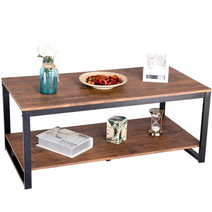 Stylish Metal Rectangular Coffee Table