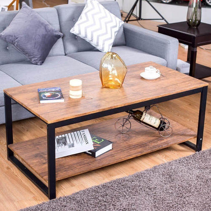 Stylish Metal Rectangular Coffee Table