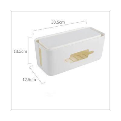 Compact Cord Management Storage Box