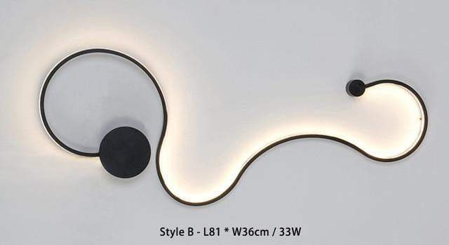 Modern Slim LED Ceiling Light Fixture - Luxicro