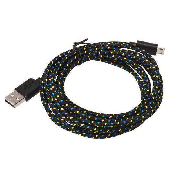 Vibrant 10Ft Braided iPhone Charger Cord - Luxicro