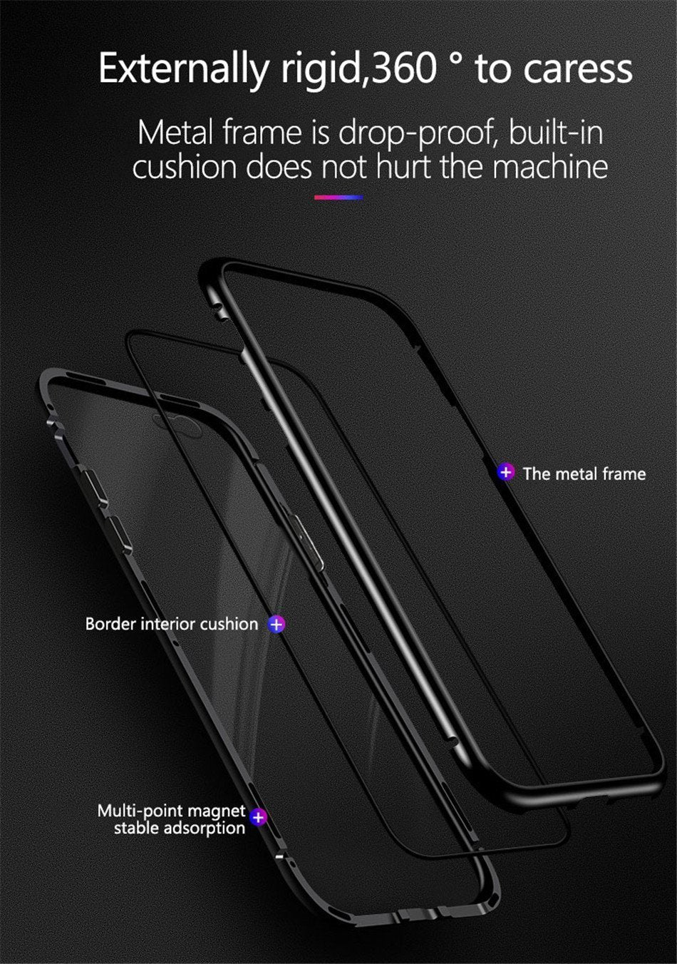 Strong Slim Phone Magnetic Case